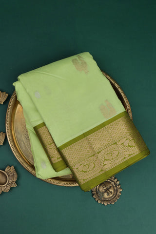 Kuppadam Sico Light Green Saree