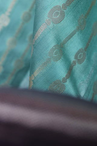 Chiniya Silk Sea Green Saree