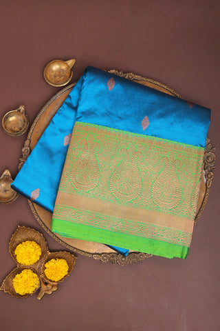 Banarasi Silk Blue Saree