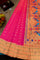 Paithani Silk Floral Buttis Pink Saree