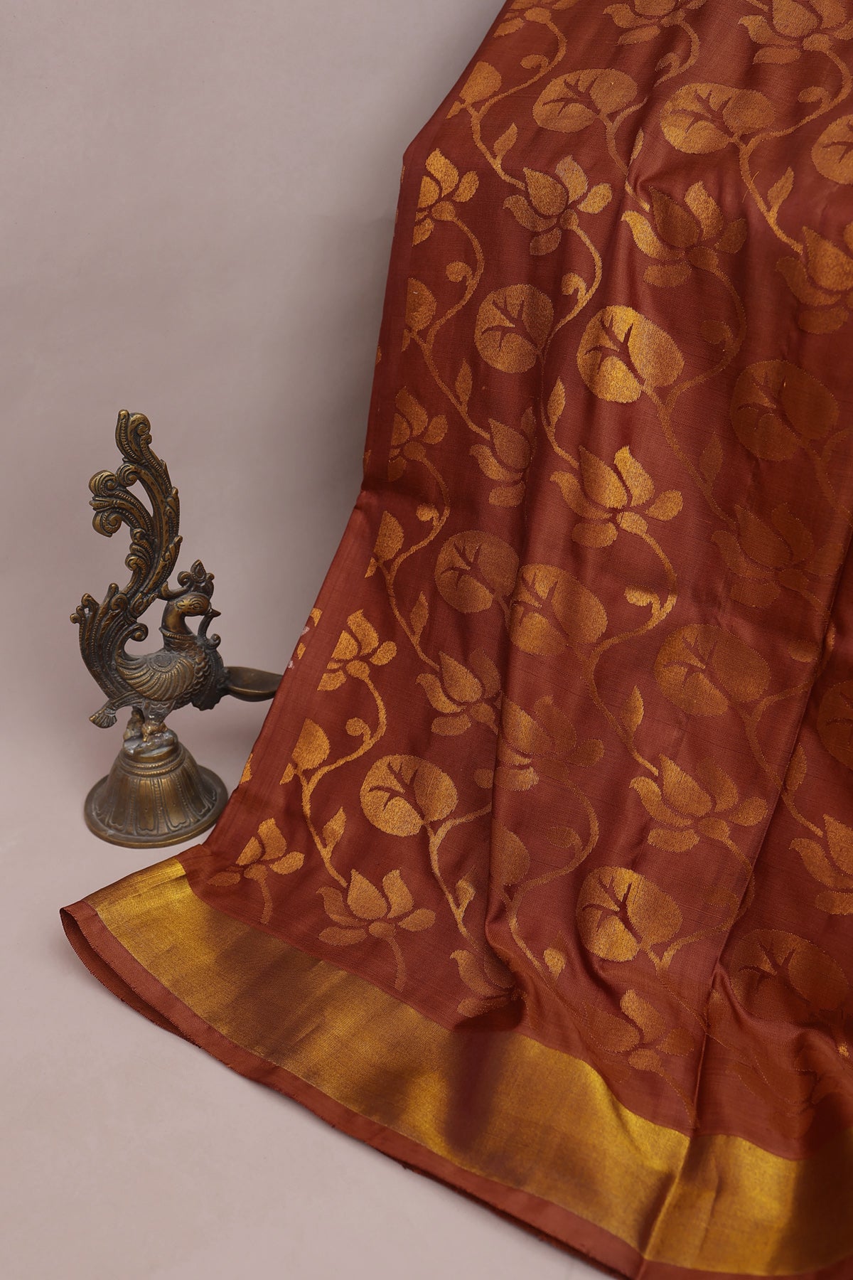 Uppada Silk Rust Saree