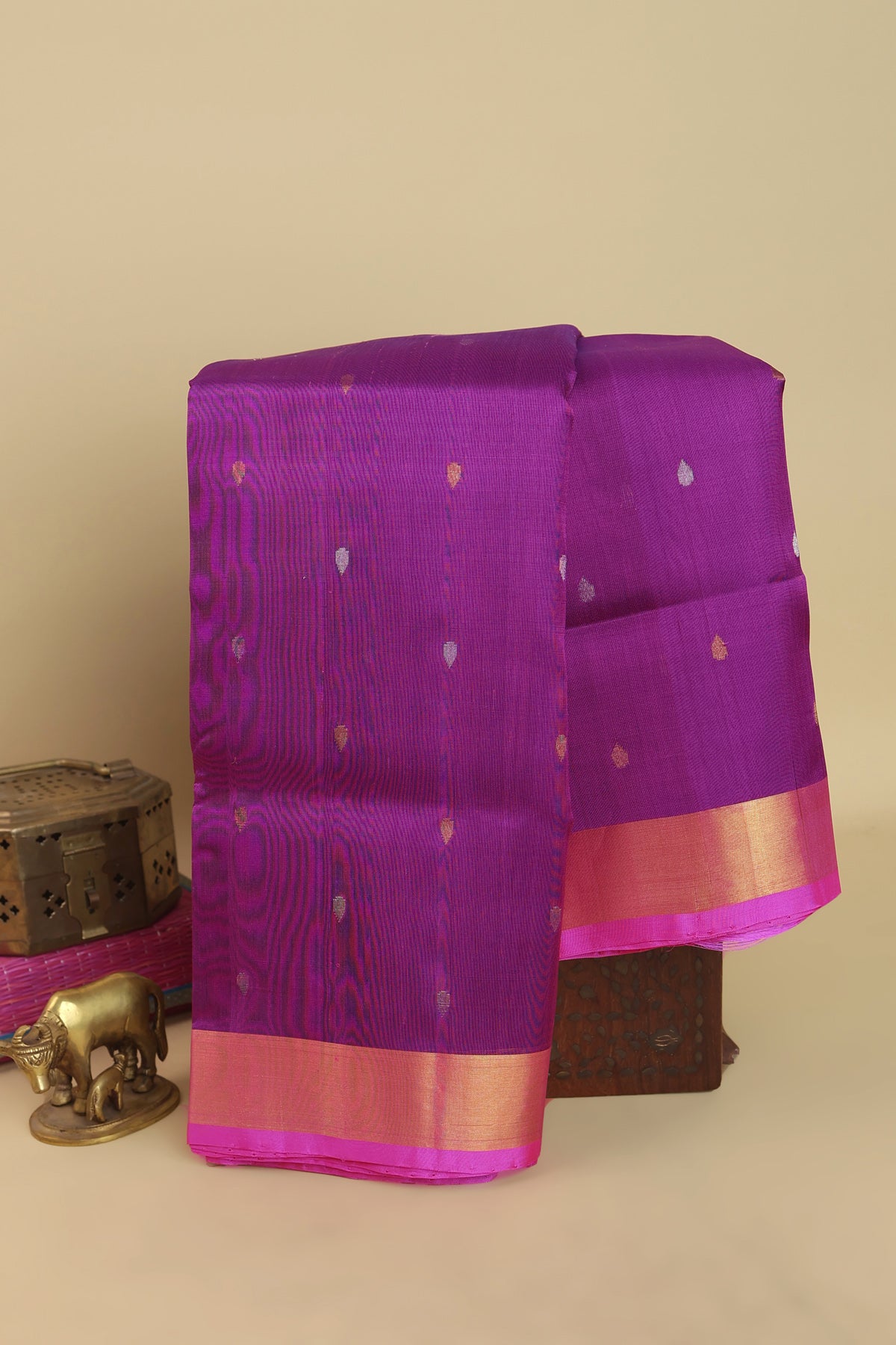 Uppada Silk Magenta Saree