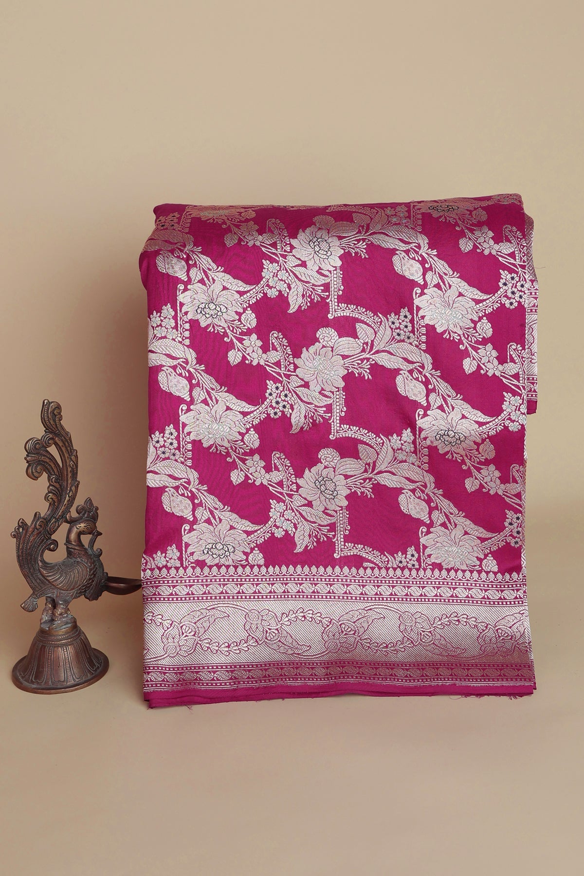 Banarasi Silk Pink Saree