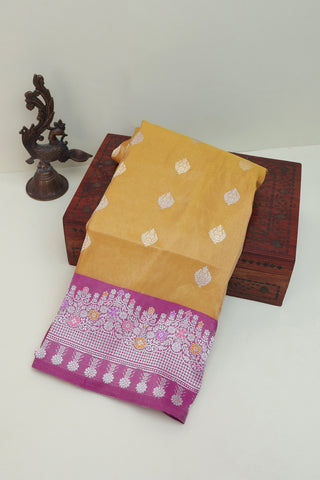 Banarasi Silk Mustard Saree