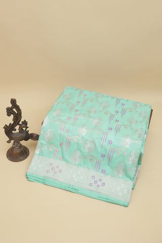 Banarasi Silk Sea Green Saree