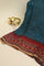 Bandhani Silk Teal Blue Saree