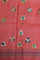 Designer Tussar Peach Saree