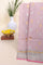 Chanderi Silk Peach Pink Saree