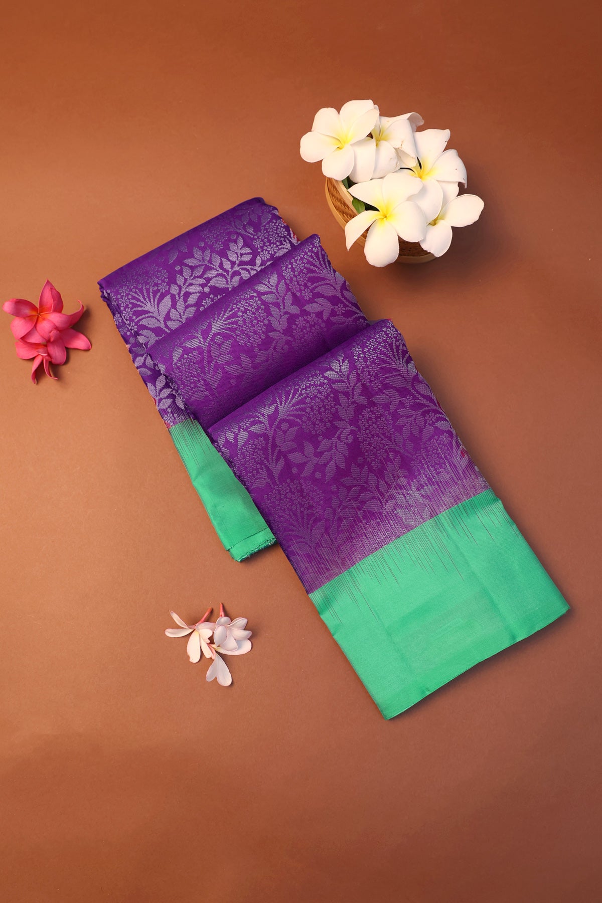 Coimbatore Silk Purple Saree