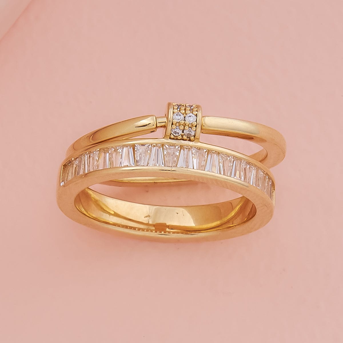 Trendy Gold Plated Finger Rings, सोने का पानी चढ़ी हुई अंगूठी -  Allureverse, Mumbai | ID: 2850358631897