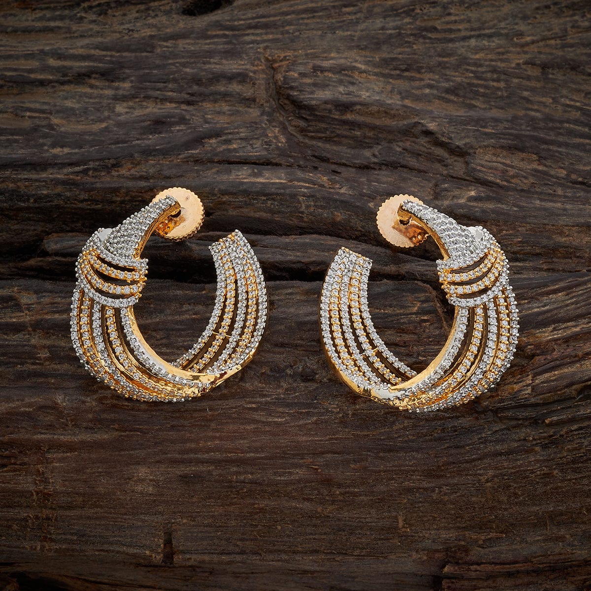 Golden Phoenix Feather Earrings | Fusion of Tradition and Modern  Elegance|Light Stone