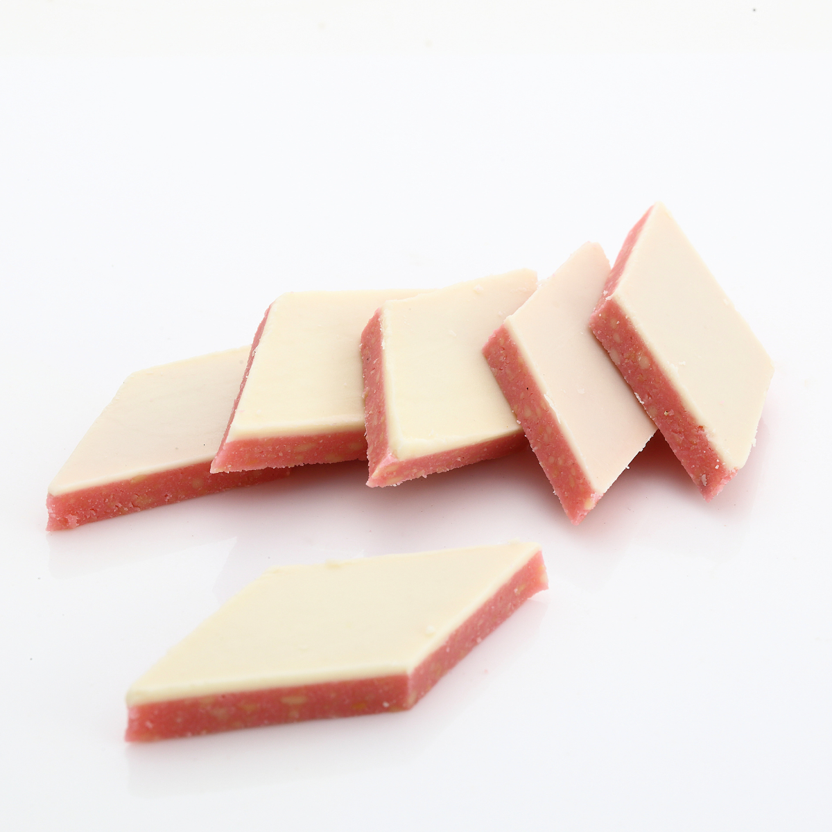 Strawberry Kaju Katli