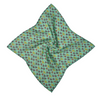 Chevron Pattern Silk Pocket Square
