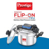 prestige-svachh-flip-on-stainless-steel-gas-and-induction-compatible-pressure-cooker-with-glass-lid,-(silver)