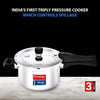 prestige-svachh-triply-outer-lid-pressure-cooker-with-unique-deep-lid-for-spillage-control,-silver