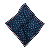 Ajrakh Paisley Pattern Silk Pocket Square