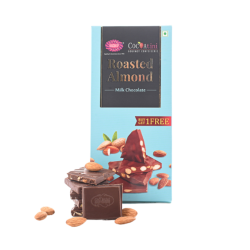 Roasted Almond Chocolate Bar 125g (Buy 1 Get 1 Free)