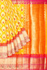 Latest Yellow Buttis Warm Silk Saree With Contrast Zari Border