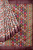 Latest Multi Digital Print Linen Saree With Contrast Border