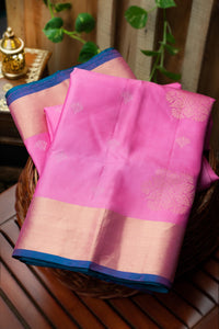 Mandir Taffy Pink & Taffy Pink Coimbatore Buttis Saree