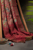 Mandir Brown & Multi-Colour Banarasi Printed Saree